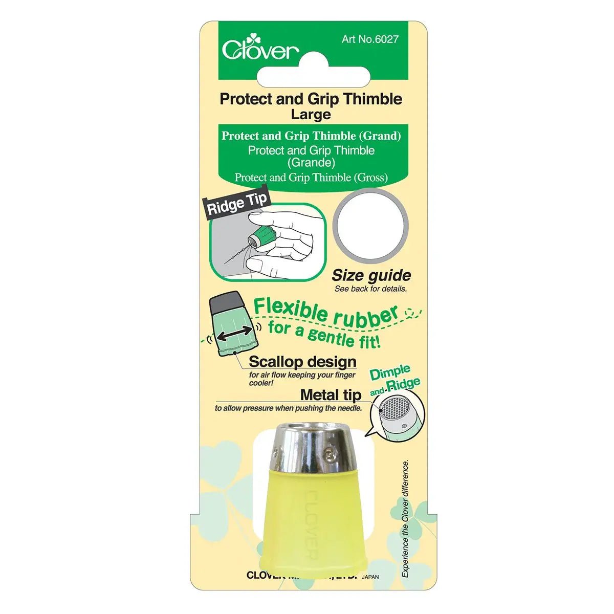 Clover Protect & Grip Thimble (Large)