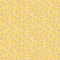 Fun Flowers in Yellow quilting fabric by Benartex
