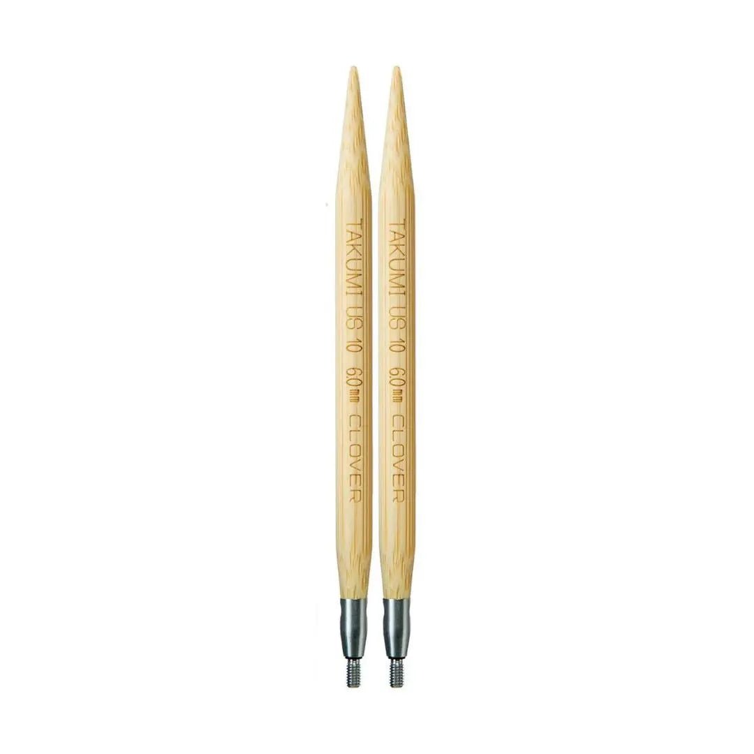 Clover Takumi Bamboo Interchangeable Circular Knitting Needles (6mm)