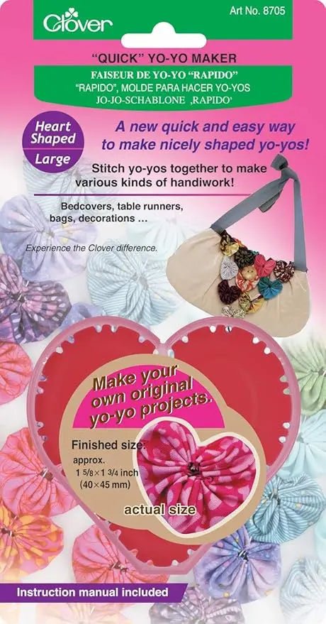 Clover Quick Heart Yo-Yo Maker (Large)
