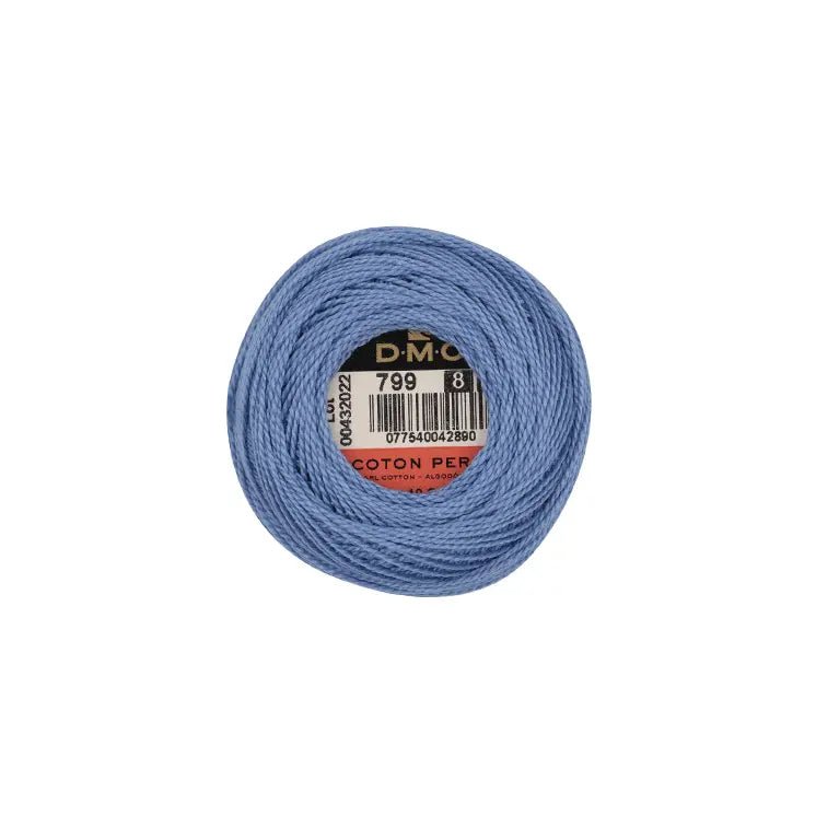 DMC Coton Perlé 8 Embroidery Thread (The Blue Shades) (799)