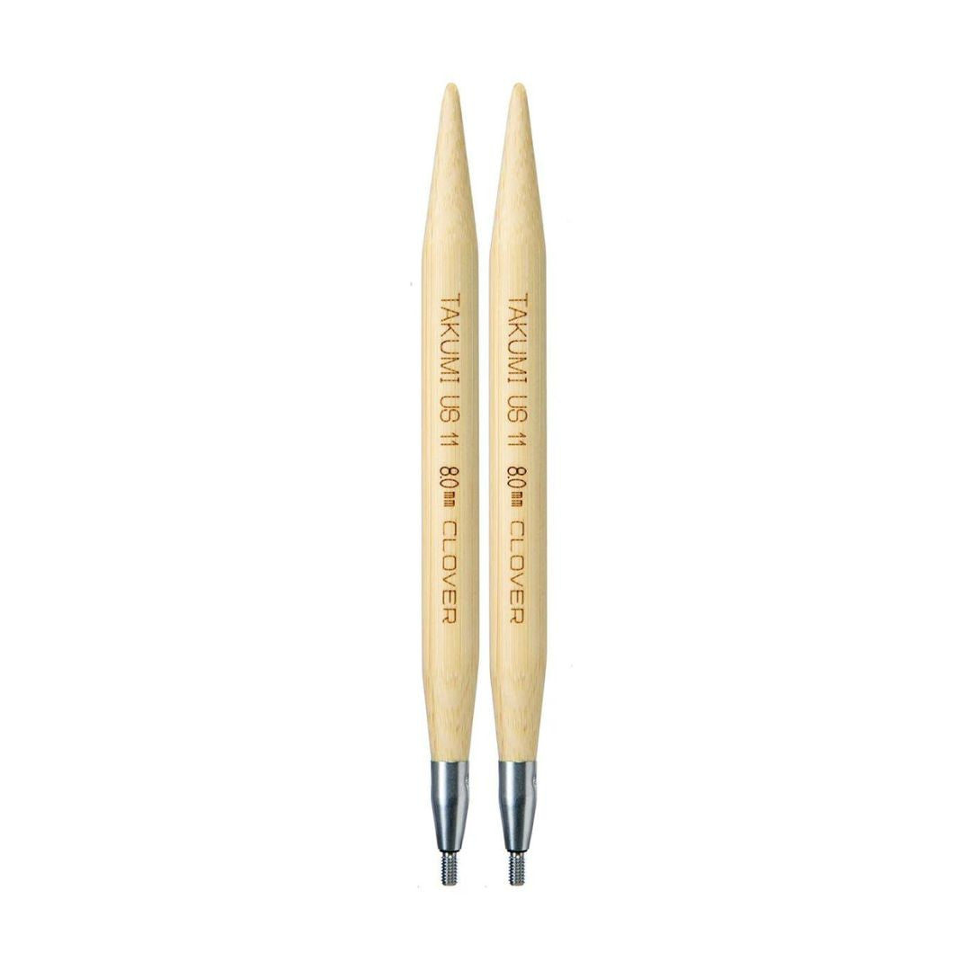 Clover Takumi Bamboo Interchangeable Circular Knitting Needles (8mm)