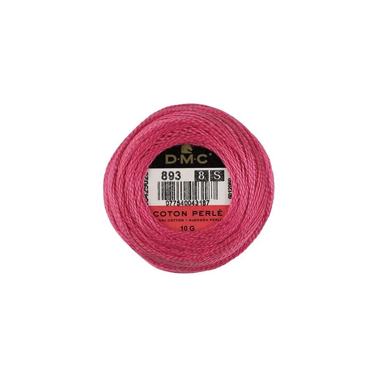 DMC Coton Perlé 8 Embroidery Thread (The Pink Shades) (893)