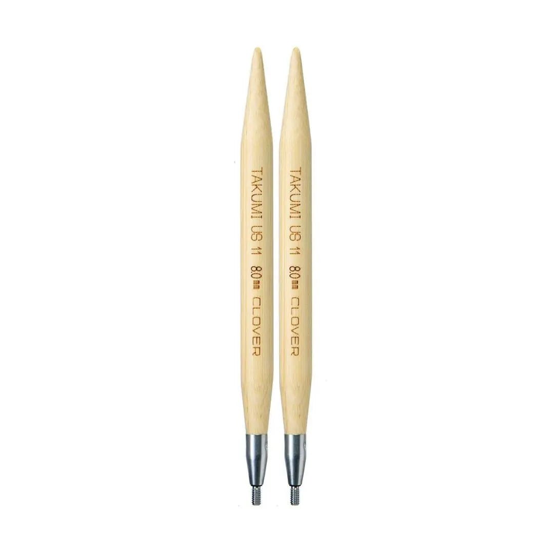 Clover Takumi Bamboo Interchangeable Circular Knitting Needles (8mm)