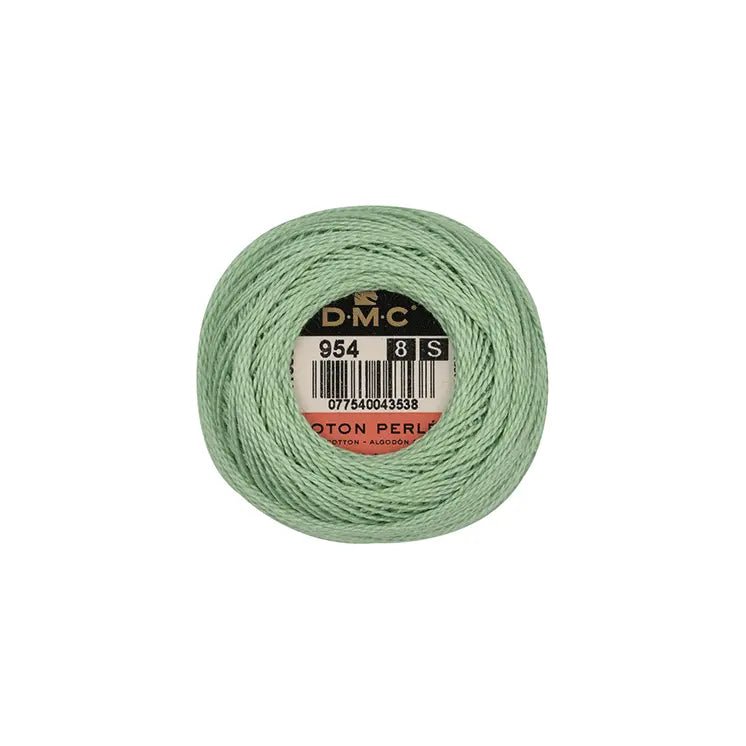 DMC Coton Perlé 8 Embroidery Thread (The Green Shades) (954)