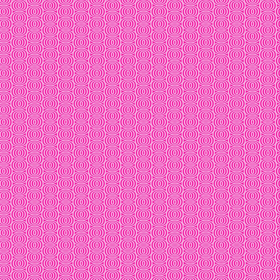 Optic Circles in Pink quilting fabric by Benartex