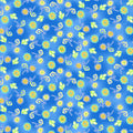 Horizon Flower Buds in Blue quilting fabric by Benartex