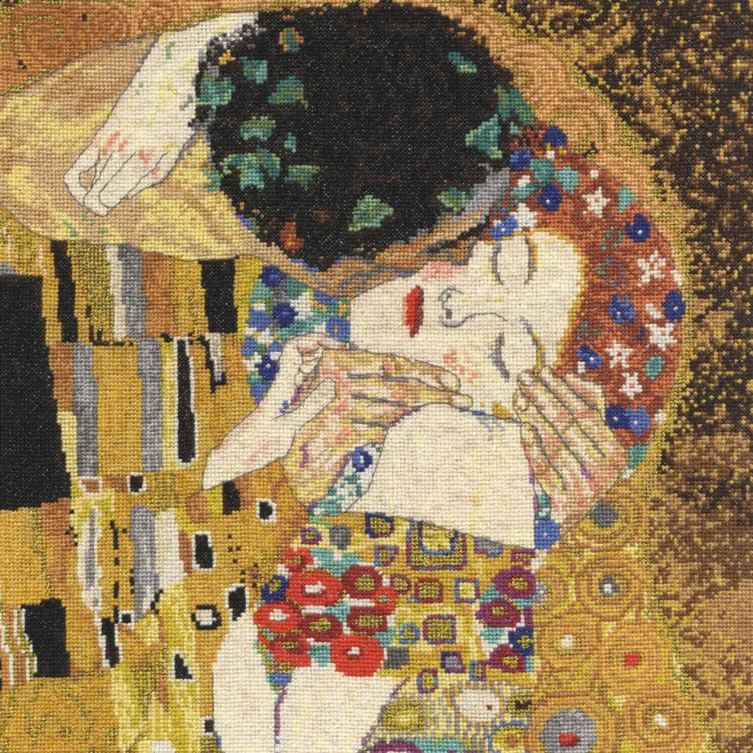 DMC Cross Stitch Kit - Gustav Klimt (The Kiss)