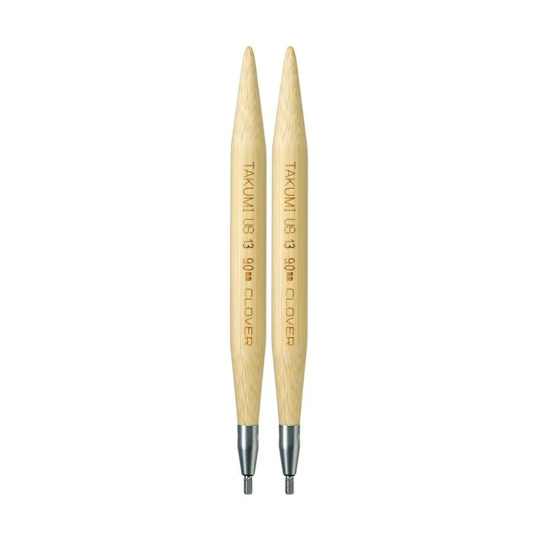 Clover Takumi Bamboo Interchangeable Circular Knitting Needles (9mm)