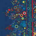 Effervescence Circles Border in Fiesta quilting fabric by Robert Kaufman