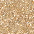 Effervescence Circles and Dots in Ecru quilting fabric by Robert Kaufman