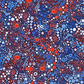 Effervescence Circles and Dots in Americana quilting fabric by Robert Kaufman
