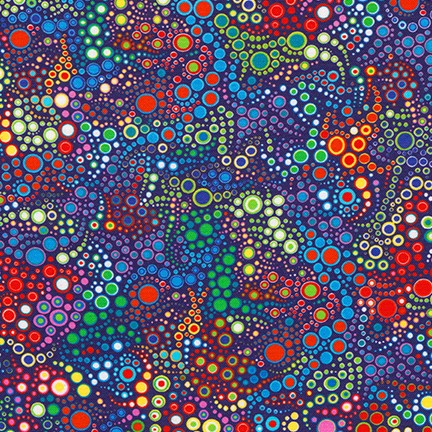 Effervescence Circles and Dots in Celebration quilting fabric by Robert Kaufman