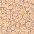 Collection CF Water Lilies in Cantaloupe quilting fabric by Robert Kaufman