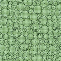Collection CF Water Lilies in Green quilting fabric by Robert Kaufman