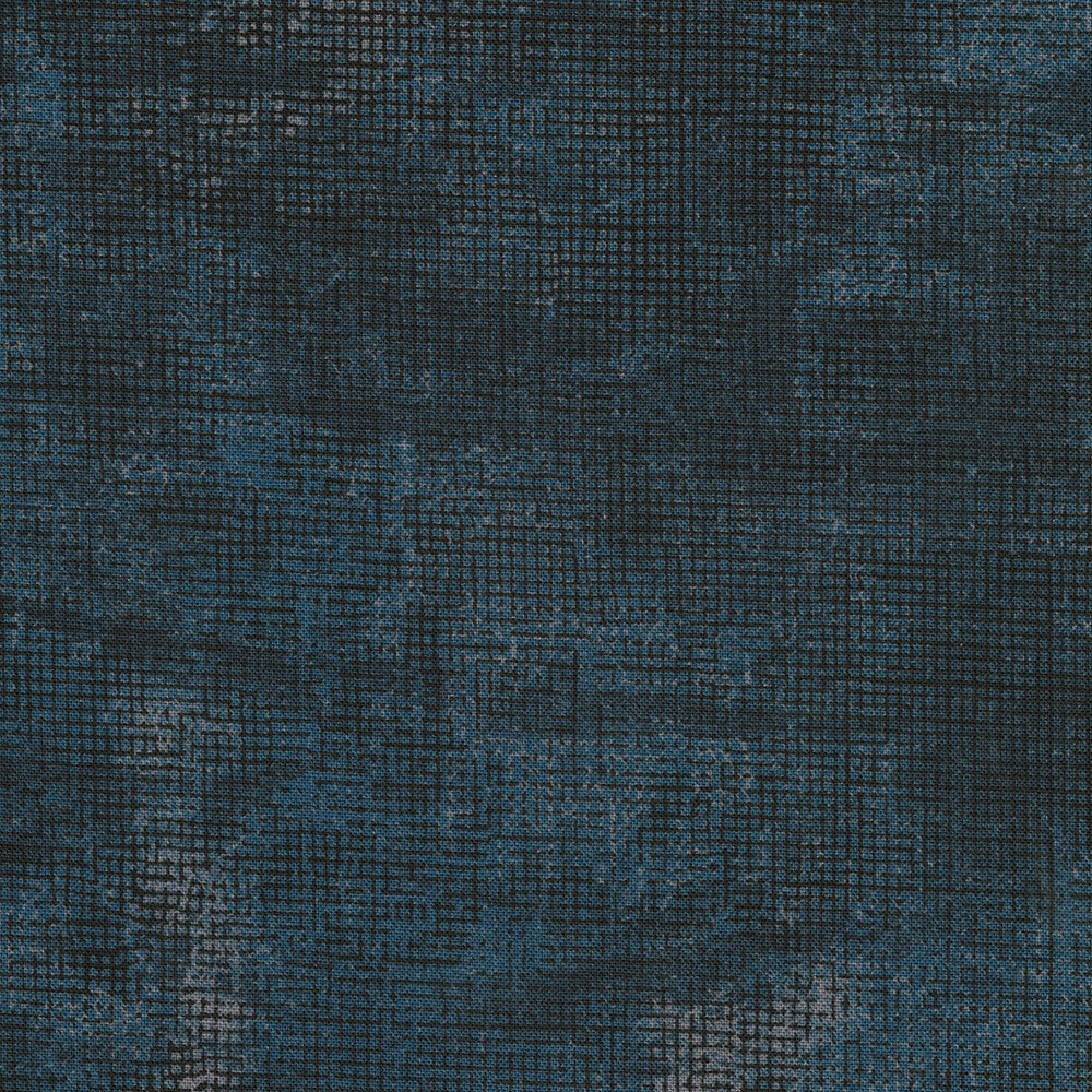 Chalk and Charcoal Cotton (The Blue & Teal Shades) in Teal quilting fabric by Robert Kaufman