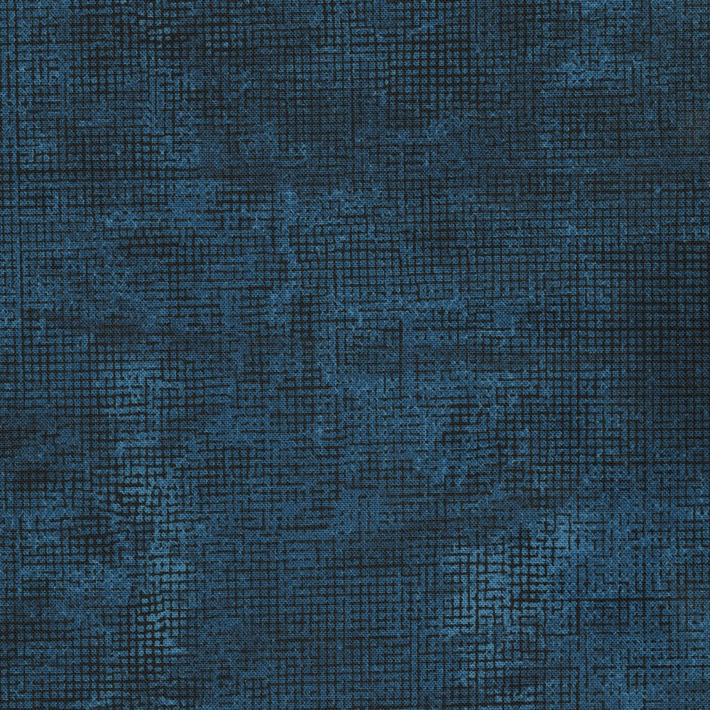 Chalk and Charcoal Cotton (The Blue & Teal Shades) in Marine quilting fabric by Robert Kaufman