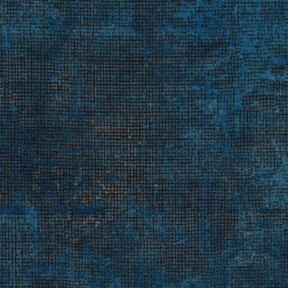 Chalk and Charcoal Cotton (The Blue & Teal Shades) in Rain quilting fabric by Robert Kaufman