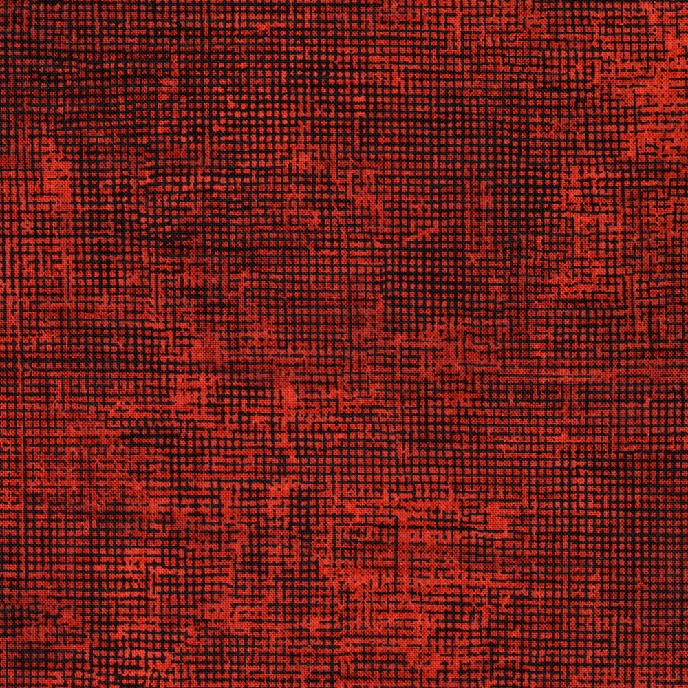 Chalk and Charcoal Cotton (The Red Shades) in Red quilting fabric by Robert Kaufman