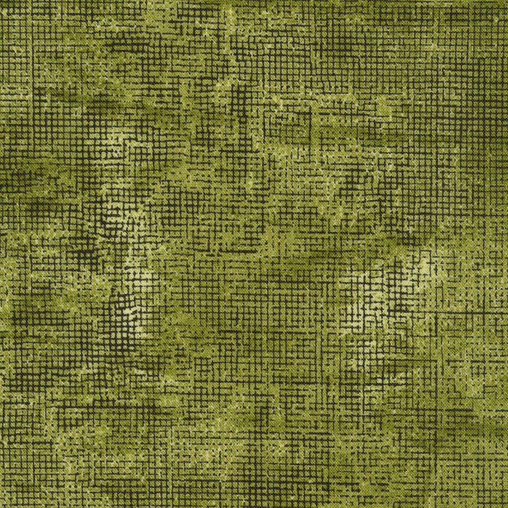 Chalk and Charcoal Cotton (The Green Shades) in Olive quilting fabric by Robert Kaufman