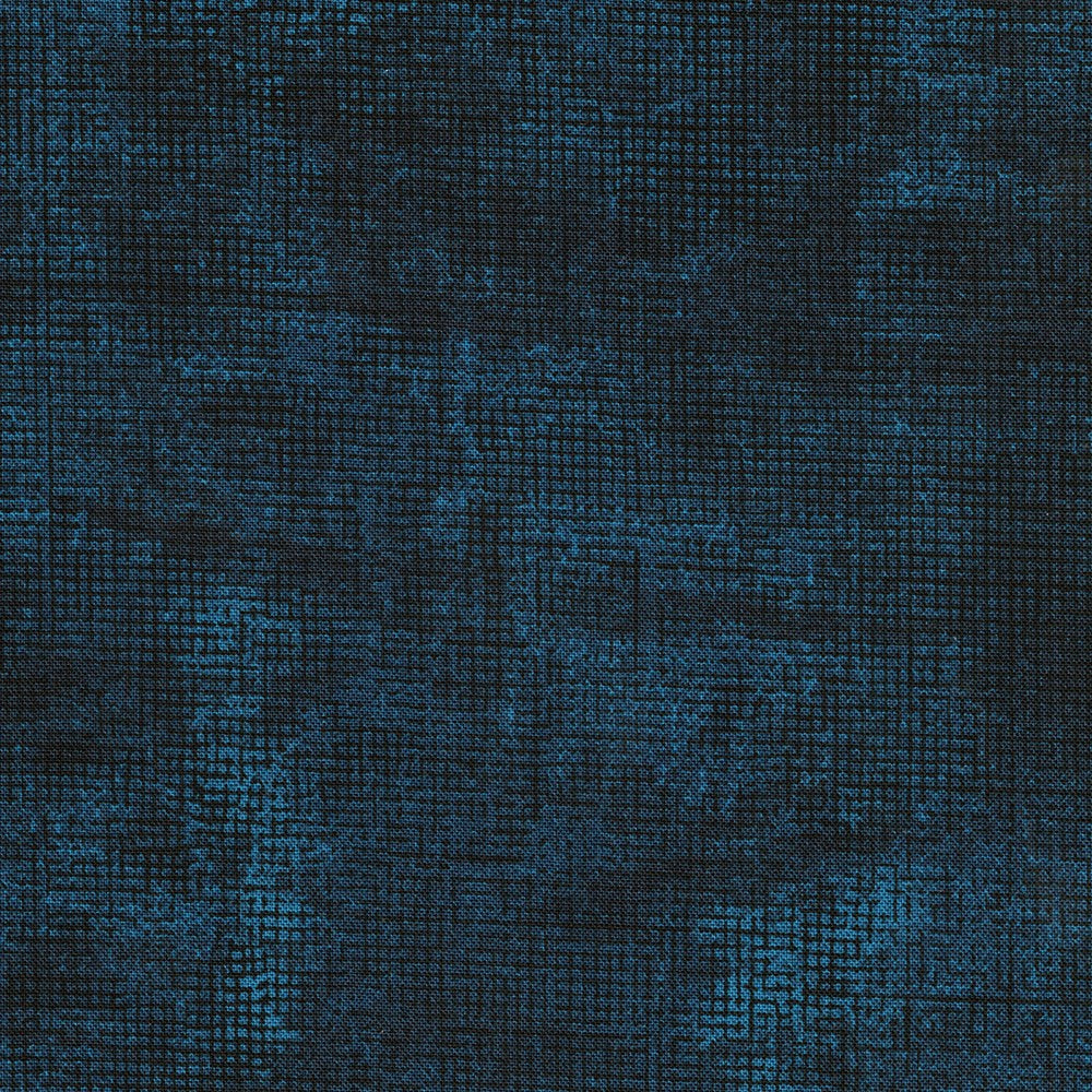 Chalk and Charcoal Cotton (The Blue & Teal Shades) in Midnight quilting fabric by Robert Kaufman