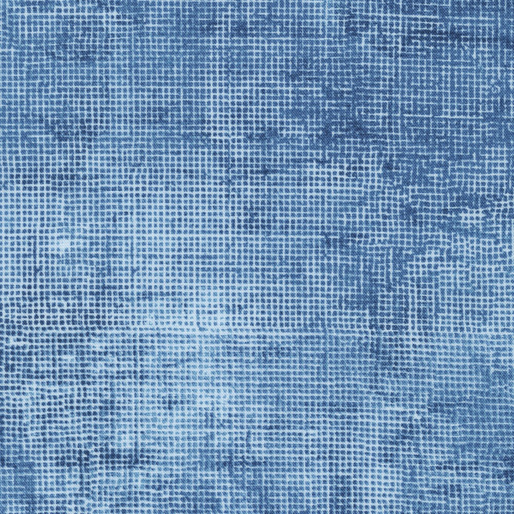 Chalk and Charcoal Cotton (The Blue & Teal Shades) in Delft quilting fabric by Robert Kaufman