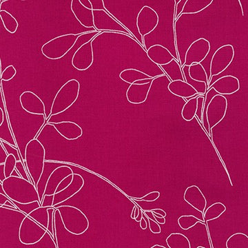 Spring Shimmer Floral in Fuchsia quilting fabric by Robert Kaufman