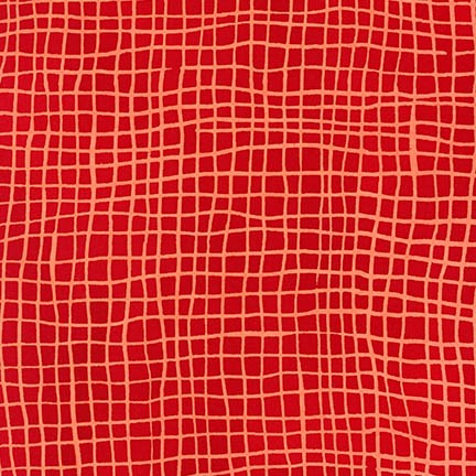 Mark to Make Batik in Red quilting fabric by Robert Kaufman