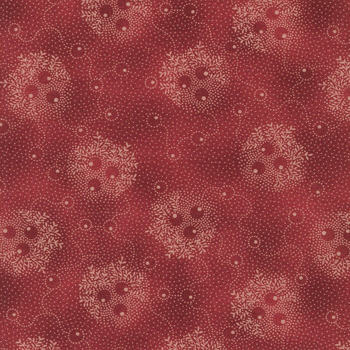 6th Street Berries in Burgundy quilting fabric by Robert Kaufman