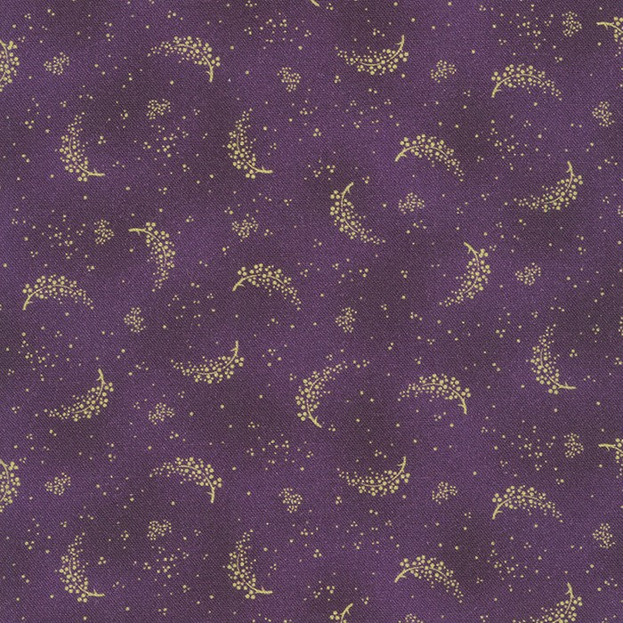 6th Street Branches in Purple quilting fabric by Robert Kaufman