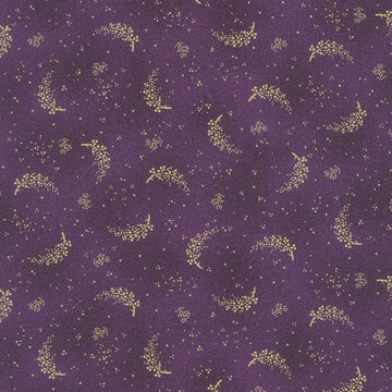 6th Street Branches in Purple quilting fabric by Robert Kaufman