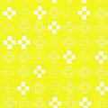 Blueberry Park Plus Sign in Acid Lime quilting fabric by Robert Kaufman