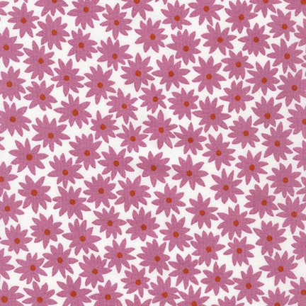 Sunroom Floral in Foxglove quilting fabric by Robert Kaufman