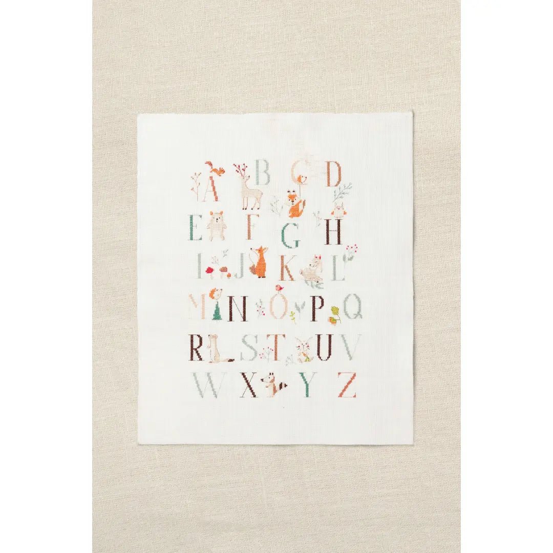 DMC Cross Stitch Kit - Gift of Stitch (Animal Alphabet Sampler)