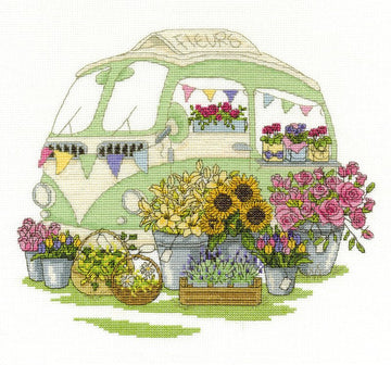 DMC Cross Stitch Kit - Les Fleurs