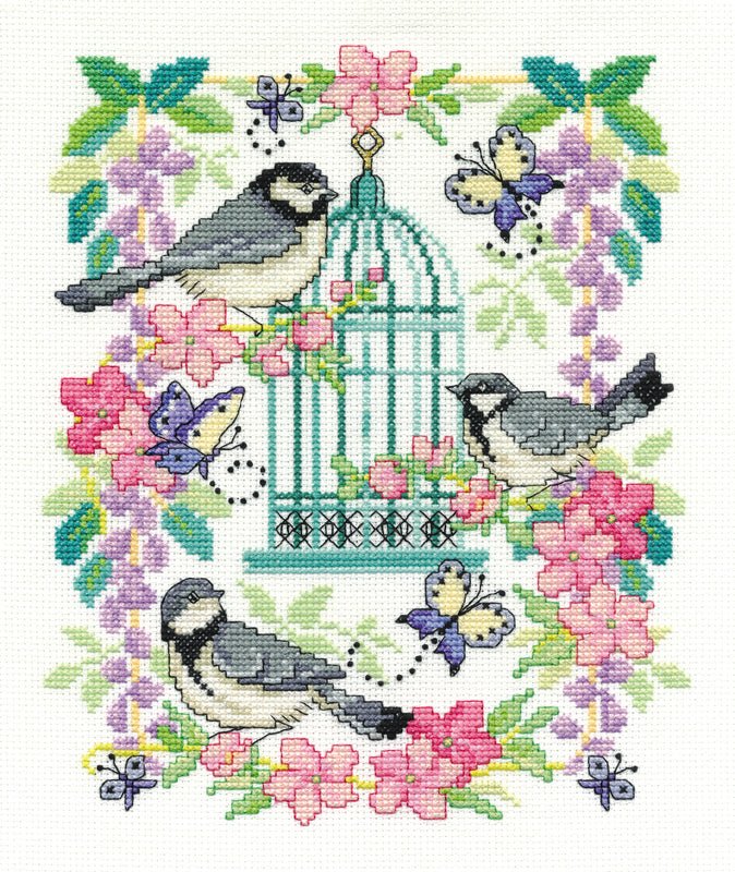 DMC Cross Stitch Kit - Oriental Birdcage