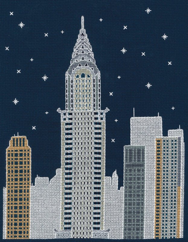 DMC Cross Stitch Kit - Architecture (New York by Night)
