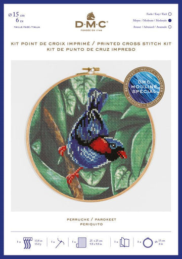 DMC Cross Stitch Kit - Parakeet