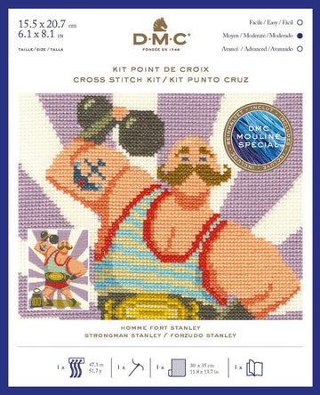 DMC Cross Stitch Kit - Strongman