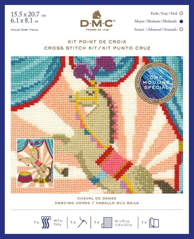 DMC Cross Stitch Kit - Circus Horse