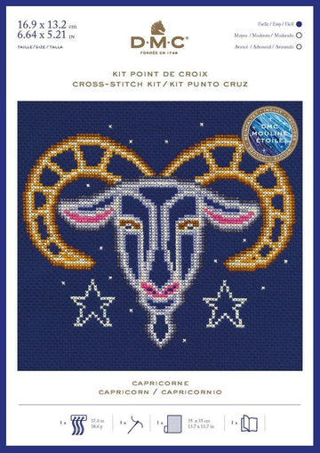 DMC Cross Stitch Kit - Zodiac (Capricorn)