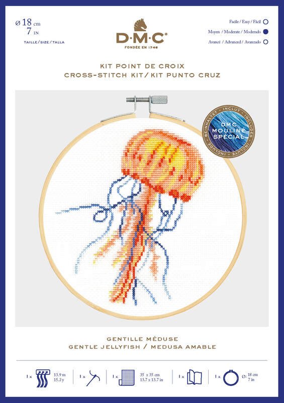 DMC Cross Stitch Kit - Gentle Jellyfish