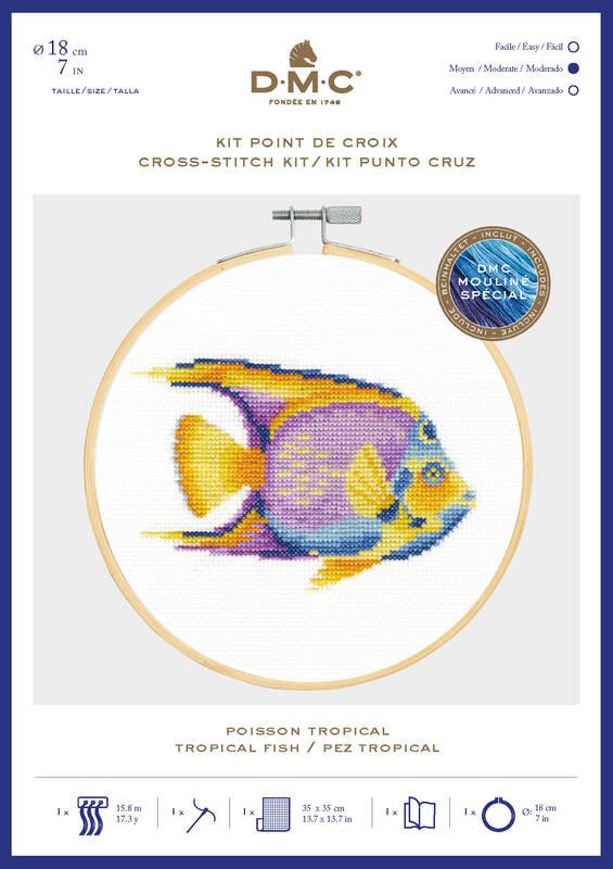 DMC Cross Stitch Kit - Tropical Fish