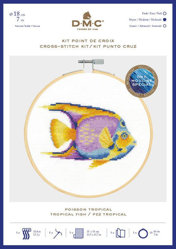DMC Cross Stitch Kit - Tropical Fish