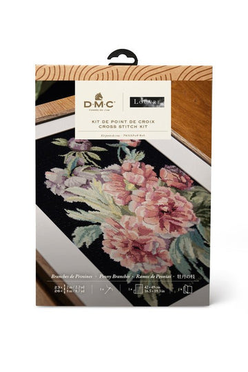 DMC Cross Stitch Kit - Louvre (Peonies)