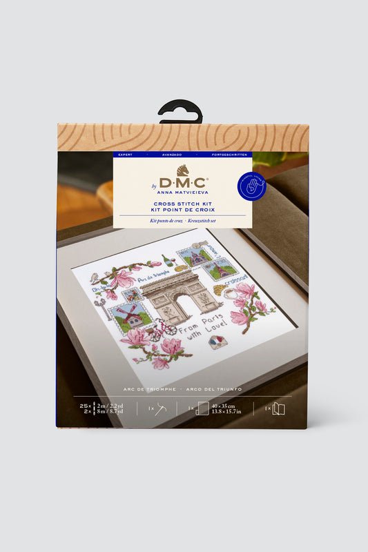 DMC Cross Stitch Kit - Architecture (Arc De Triomphe)