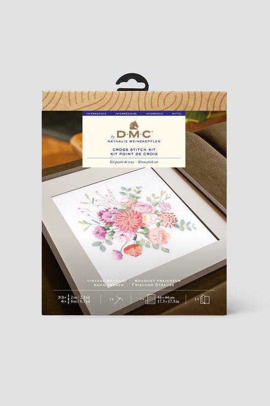 DMC Cross Stitch Kit - Vintage Bouquet