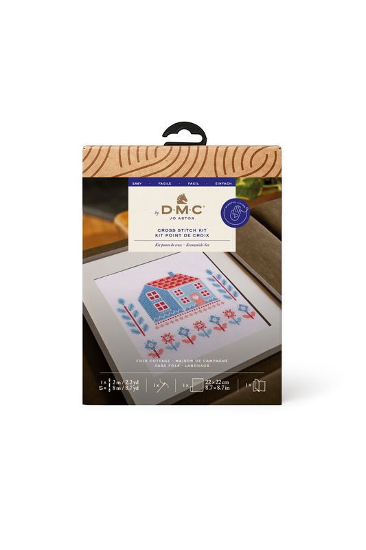 DMC Cross Stitch Kit - Folk Cottage