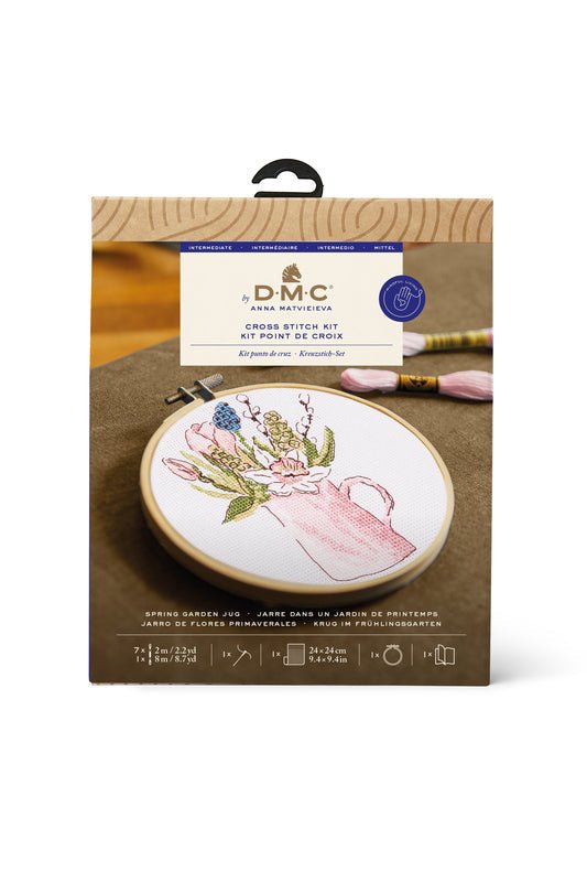 DMC Cross Stitch Kit - Spring Garden Jug