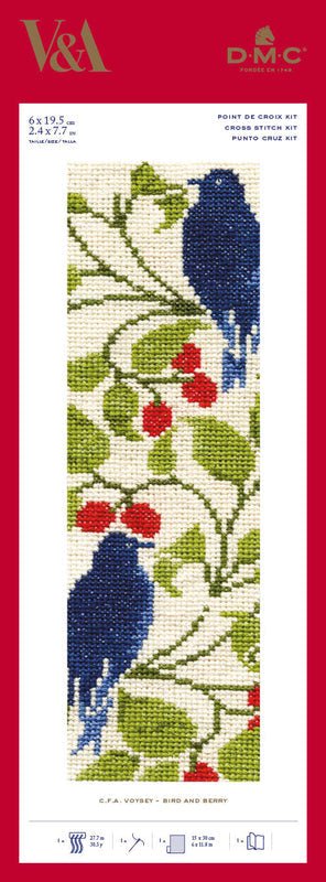 DMC Cross Stitch Kit - Victoria and Albert Museum (Bird & Berry)
